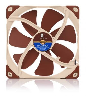 Noctua NOC-NF-A14-ULN computer cooling component Computer case Fan 14 cm Beige, Brown 1 pc(s)