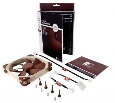 Noctua NOC-NF-A14-ULN computer cooling component Computer case Fan 14 cm Beige, Brown 1 pc(s)