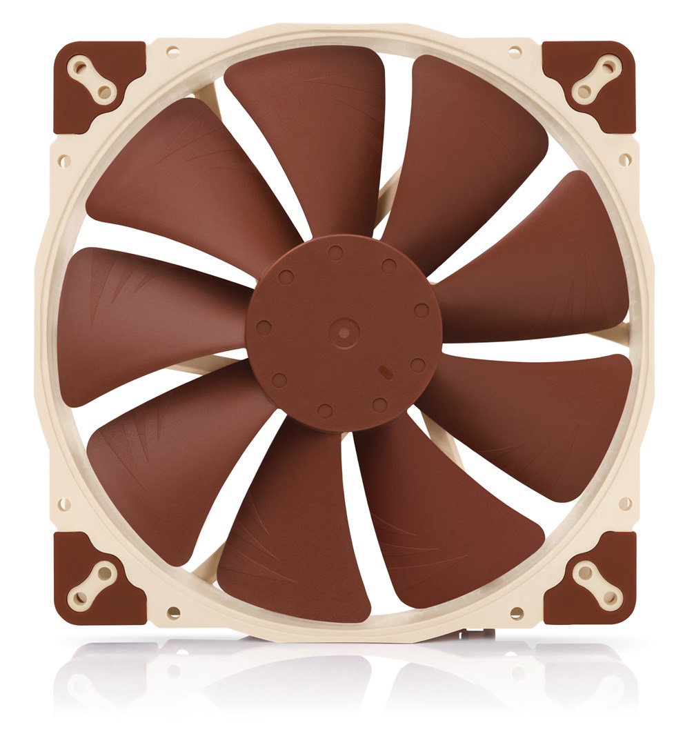Noctua NF-A20 Computer case Fan 20 cm Beige, Brown