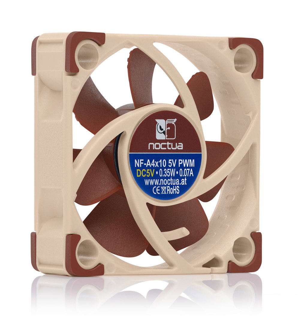 Noctua NF A4x10 5V PWM Computer case Fan 4 cm Brown