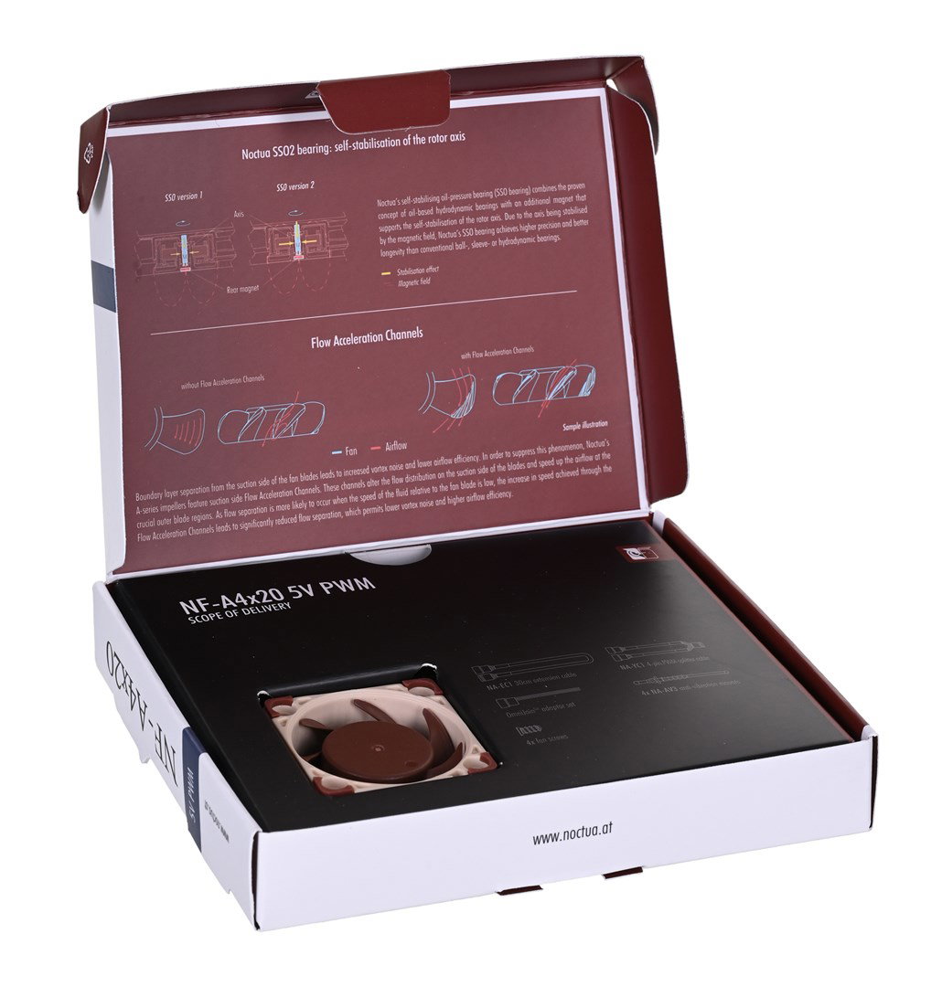 Noctua NF-A4X20 5V PWM computer cooling component Computer case Fan 4 cm