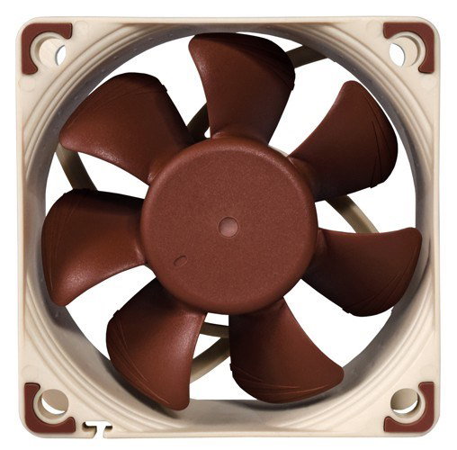 Noctua NF-A6X25 FLX computer cooling system Computer case Fan 6 cm Brown