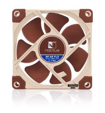 Noctua NOC-NF-A8-FLX computer cooling component Computer case Fan 8 cm Beige, Brown 1 pc(s)