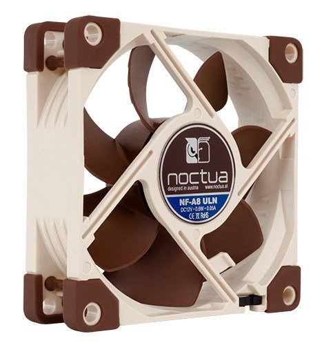 Noctua NF-A8 ULN computer cooling system Computer case Fan 8 cm Beige, Brown