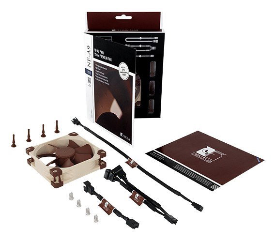 Noctua NF-A9 PWM computer cooling system Computer case Fan 9.2 cm Beige, Brown