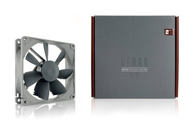 Noctua NF-B9 redux-1600 PWM Computer case Fan 9.2 cm Black, Grey