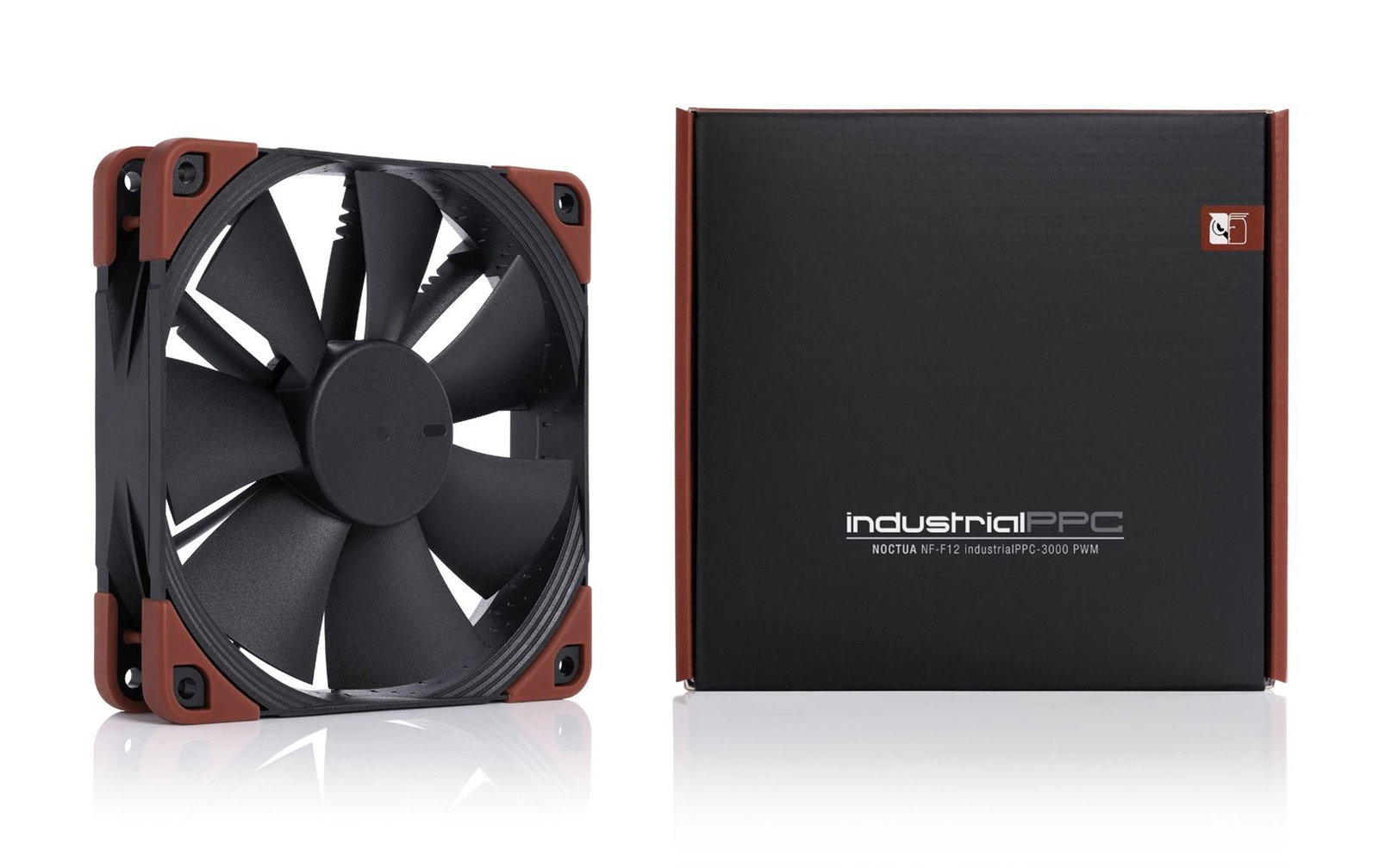 Noctua NF-F12 industrialPPC-3000 PWM Computer case Fan 12 cm Black, Brown