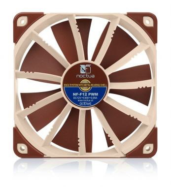 Noctua NOC-NF-F12-PWM Computer case Fan 12 cm Beige, Brown 1 pc(s)