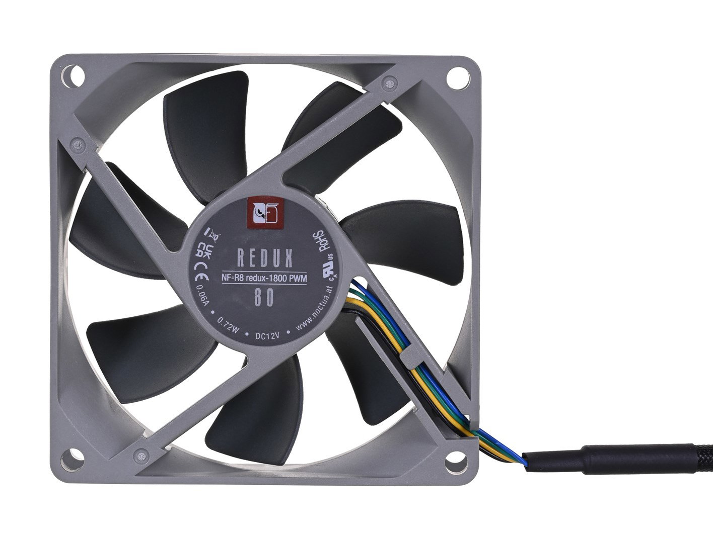 Noctua NF-R8 redux-1800 PWM Computer case Fan 8 cm Black, Grey