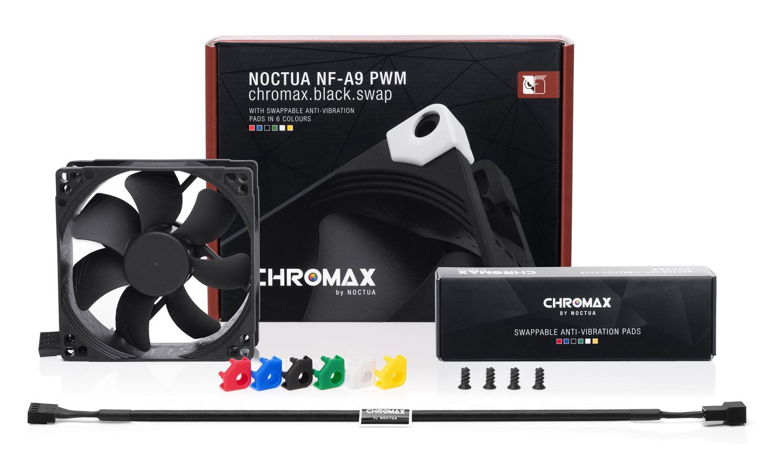 Noctua NF-A9 PWM CH.BK.S computer cooling component Computer case Fan 9.2 cm Black