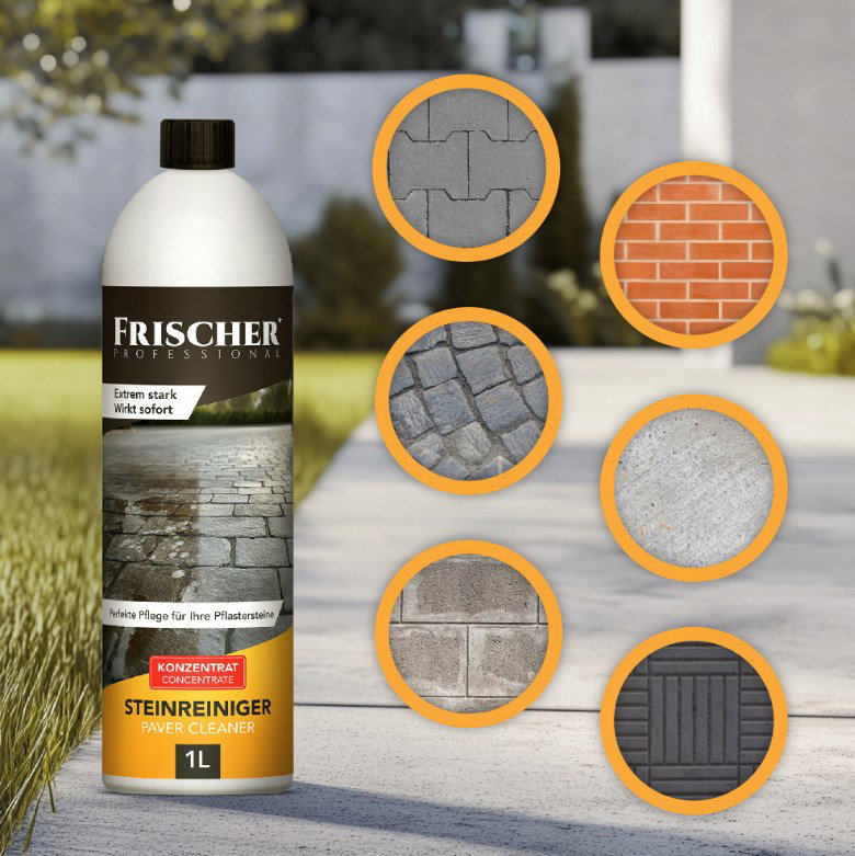 Frischer Concentrated Cleaner for Paving Stones and Stone, 1000 ml