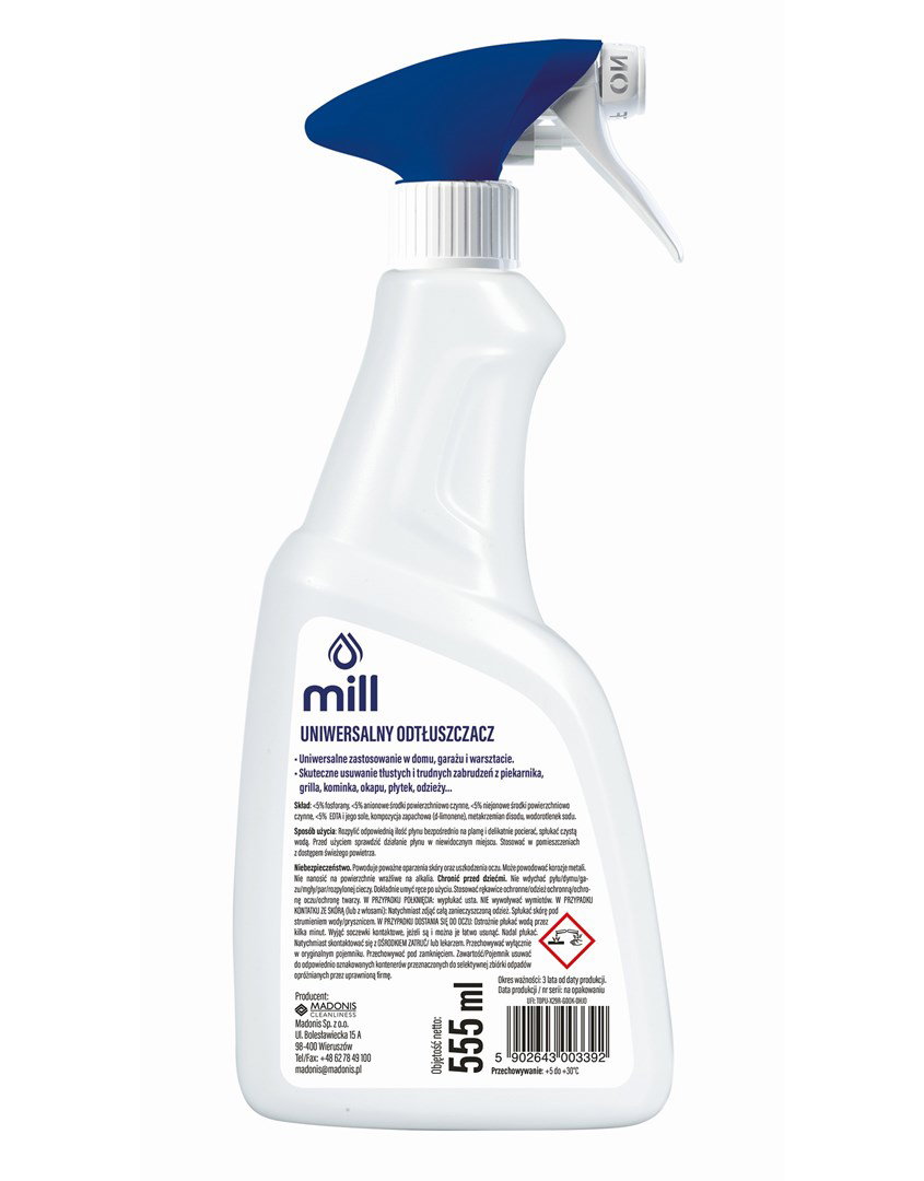 Mill Clean universal degreaser for greasy stains 555 ml
