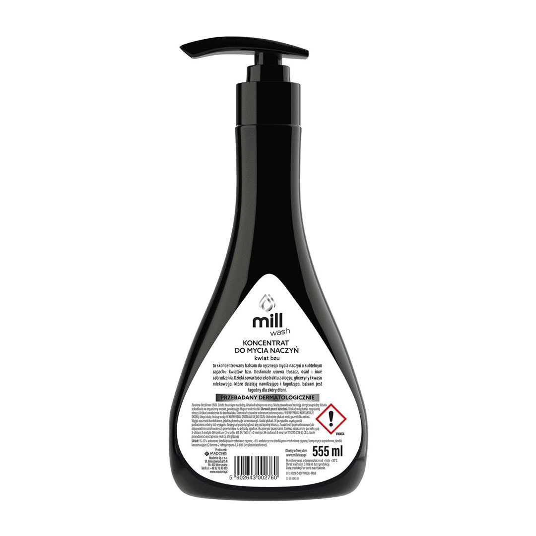 Mill Wash concentrated dishwashing lotion with lilac blossom fragrance 555 ml