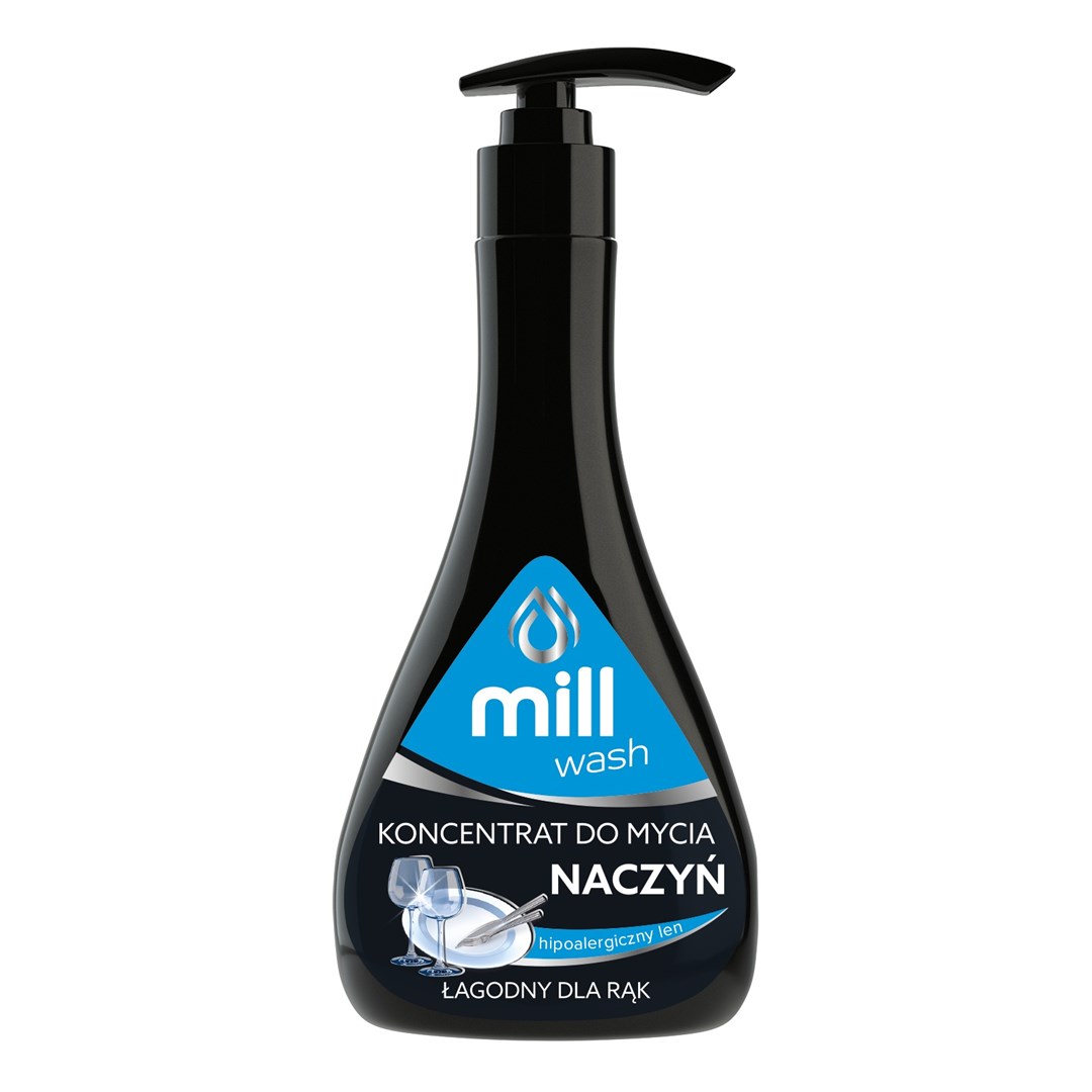 MILL WASH Concentrate Balm for washing dishes, Hypoallergenic Linen 555ml