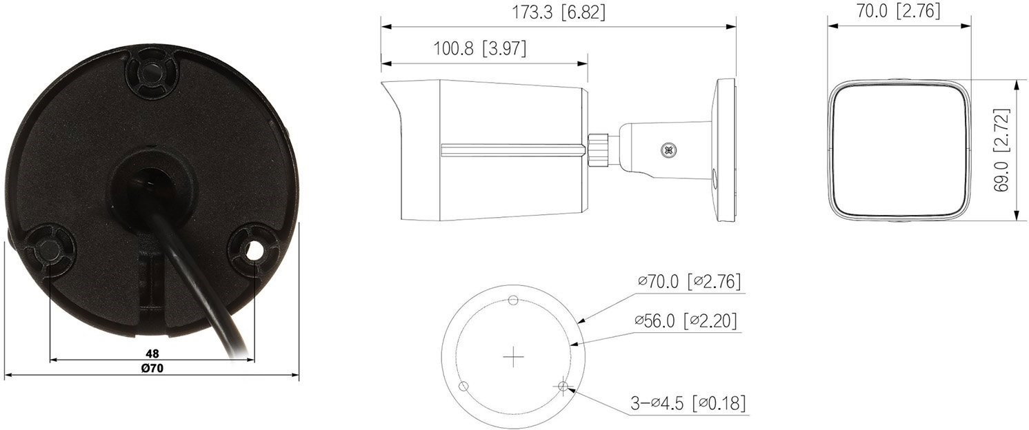 IP CAMERA DAHUA IPC-HFW1639TC-A-IL-0280B-S6