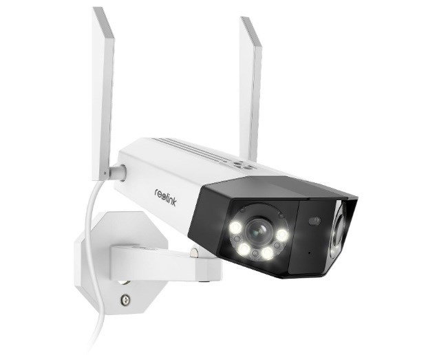 Reolink Duo Series W730 - 4K Outdoor Wi-Fi Camera, Dual-Lens, 180 Panoramic View, Person/Vehicle/Animal Detection