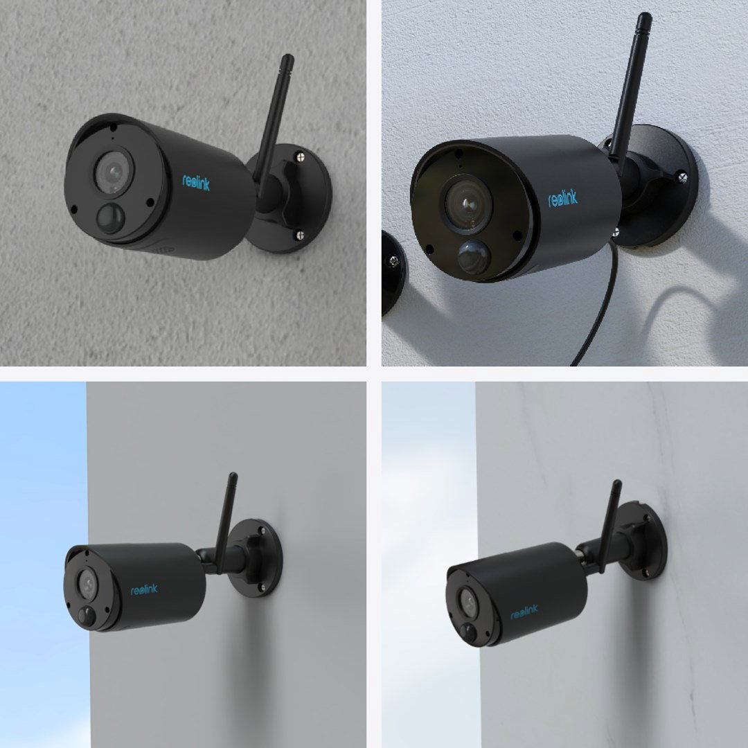 Reolink Argus Series B320-B - 3MP Outdoor Battery-Powered Security Camera with Person/Vehicle Detection, Two-Way Audio