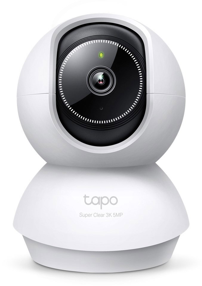 TP-Link Tapo Pan/Tilt AI Home Security Wi-Fi Camera SPEC: 3K 5MP (28801620), 2.4 GHz, Horizontal 360
