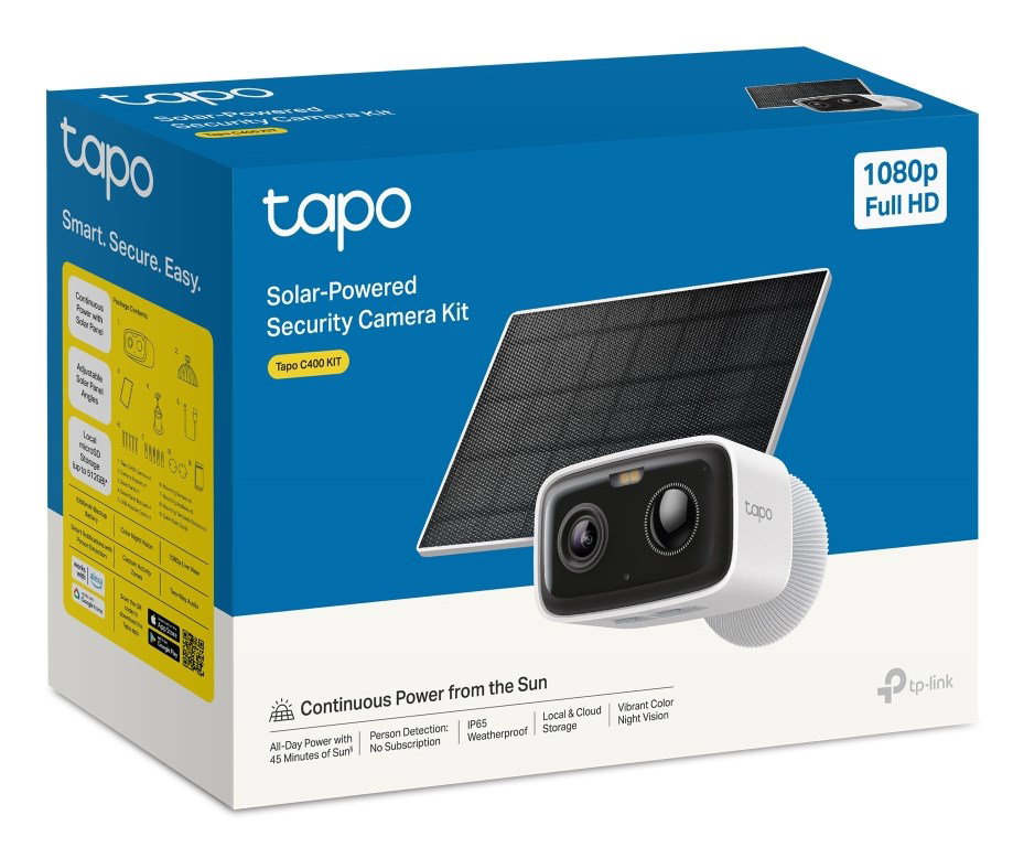 TP-Link Tapo C400 KIT Box IP security camera Outdoor 1920 x 1080 pixels Wall