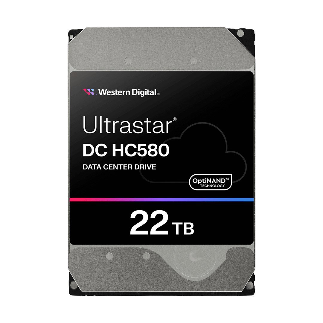 Western Digital Ultrastar DC HC580 internal hard drive 22 TB 7200 RPM 512 MB 3.5 Serial ATA