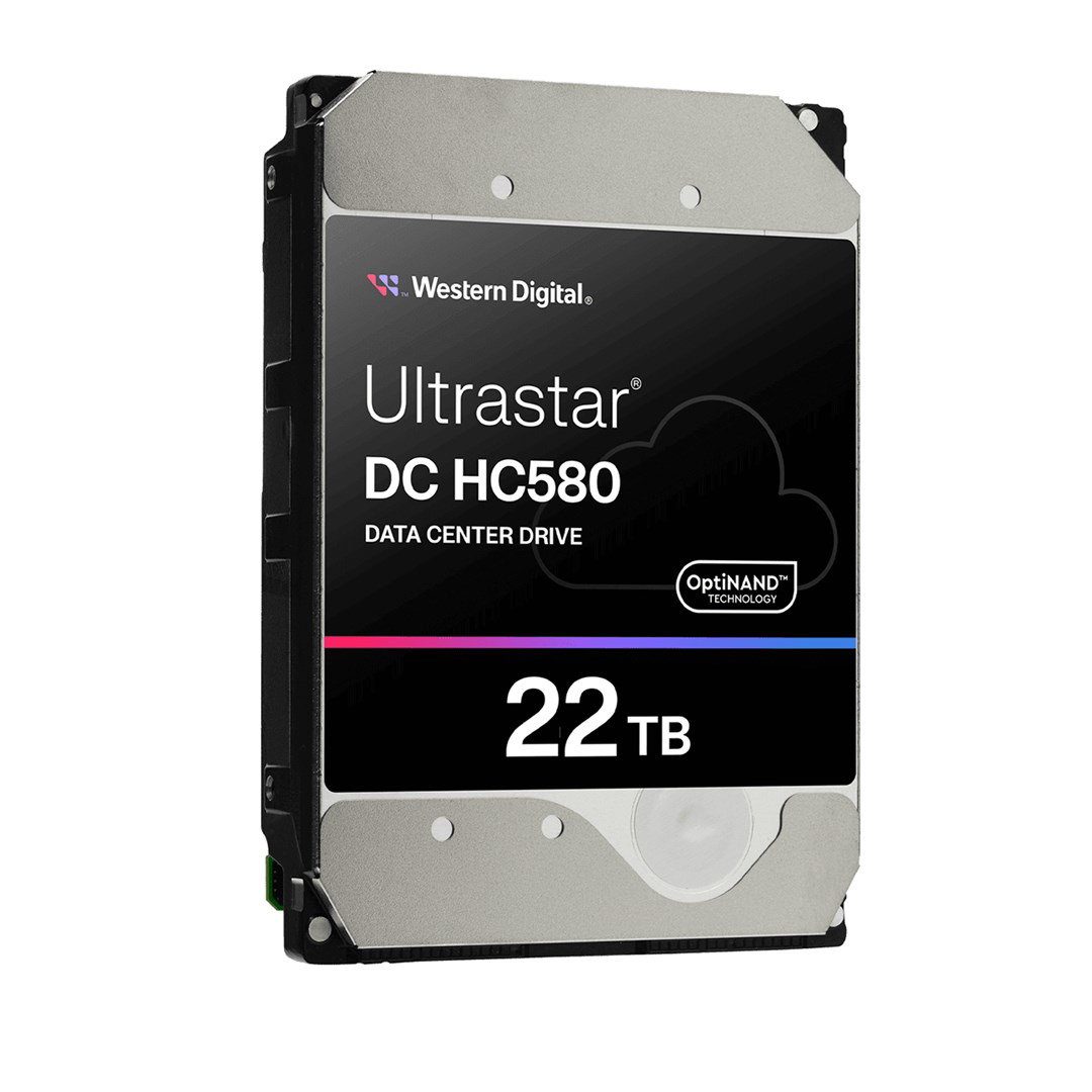 Western Digital Ultrastar DC HC580 internal hard drive 22 TB 7200 RPM 512 MB 3.5 SAS