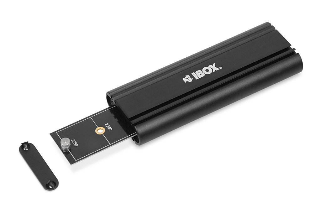 iBox HD-07 SSD enclosure Black M.2