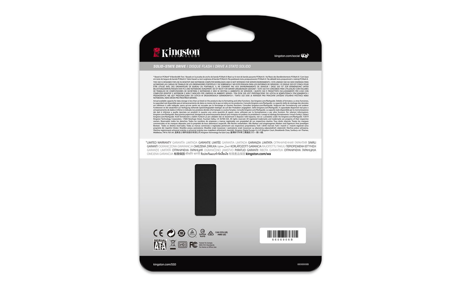 Kingston Technology KC600 2.5 256 GB Serial ATA III 3D TLC