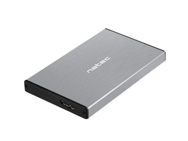 NATEC HDD ENCLOSURE RHINO GO (USB 3.0, 2.5, GREY)