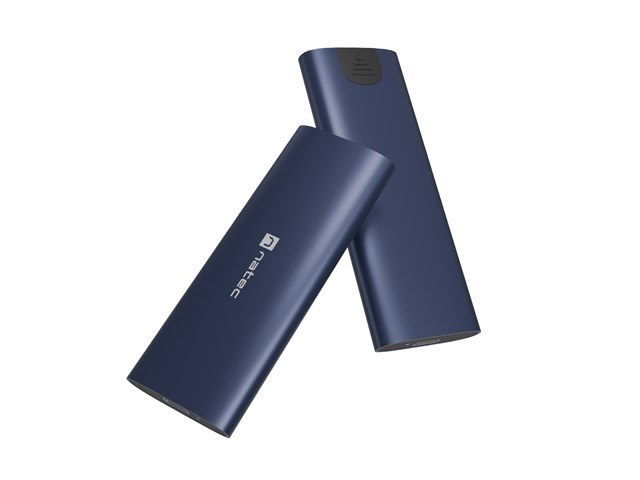 NATEC RHINO M.2 NVME LITE EXTERNAL SSD ENCLOSURE USB-C 3.2 GEN 2 STEEL NAVY
