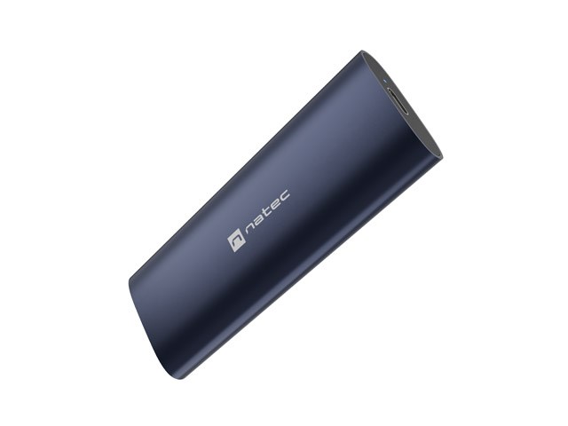 NATEC RHINO M.2 NVME LITE EXTERNAL SSD ENCLOSURE USB-C 3.2 GEN 2 STEEL NAVY
