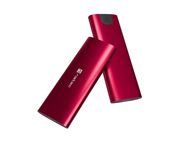 NATEC RHINO M.2 NVME LITE EXTERNAL SSD ENCLOSURE USB-C 3.2 GEN 2 RUBY RED