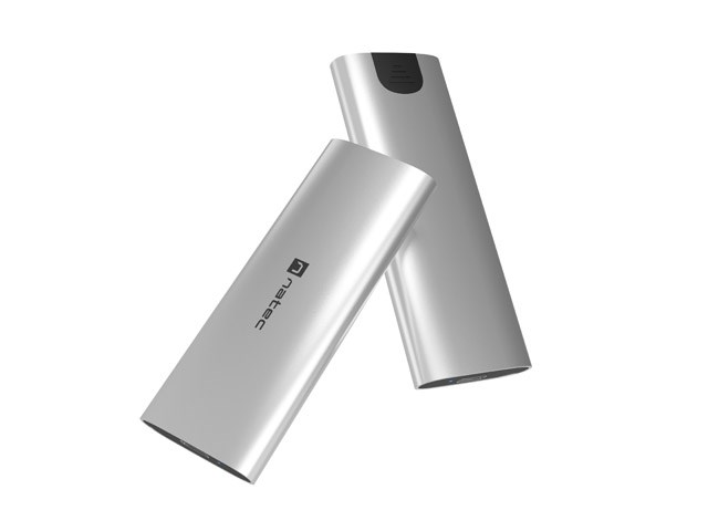 NATEC RHINO M.2 NVME LITE EXTERNAL SSD ENCLOSURE USB-C 3.2 GEN 2 ARCTIC SILVER