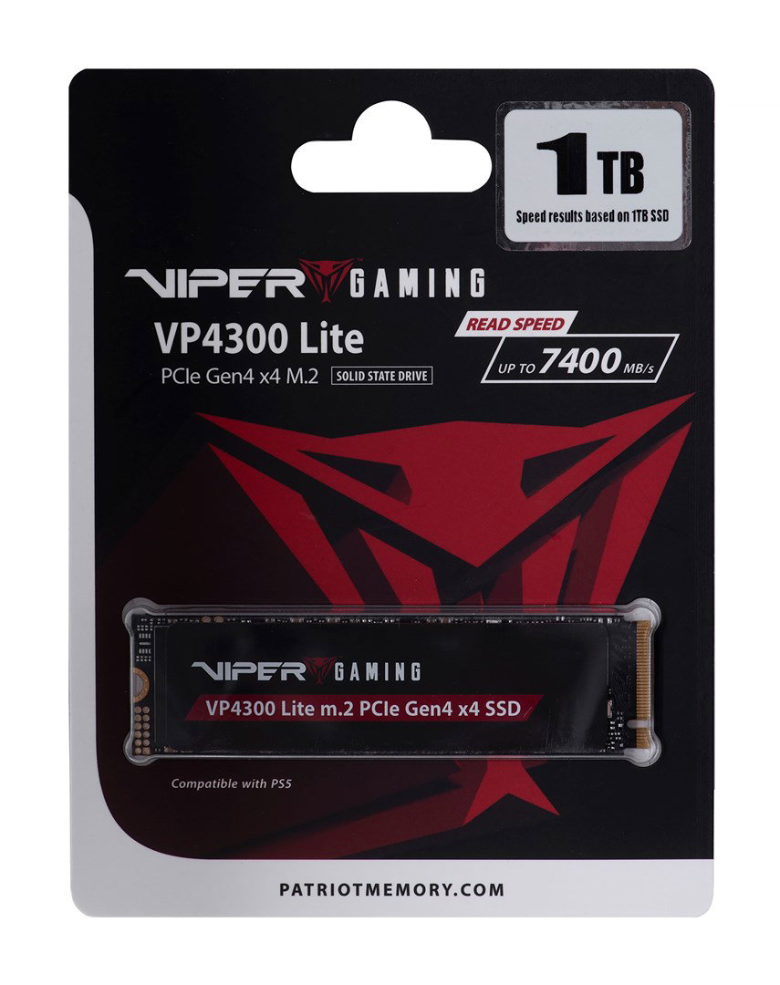 Patriot Memory VP4300 Lite M.2 1 TB PCI Express 4.0 NVMe (VP4300L1TBM28H)