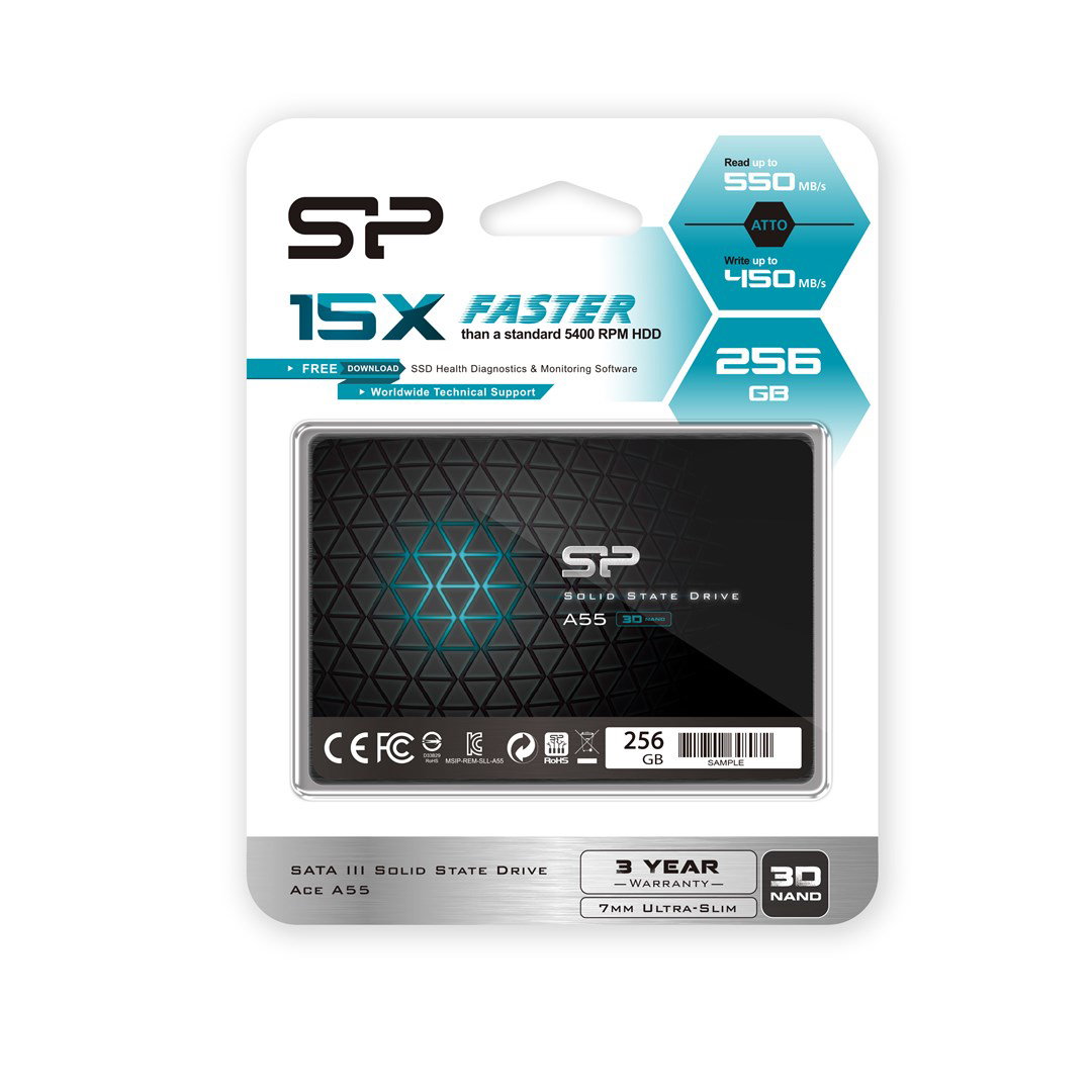 Silicon Power Ace A55 2.5 256 GB Serial ATA III 3D TLC