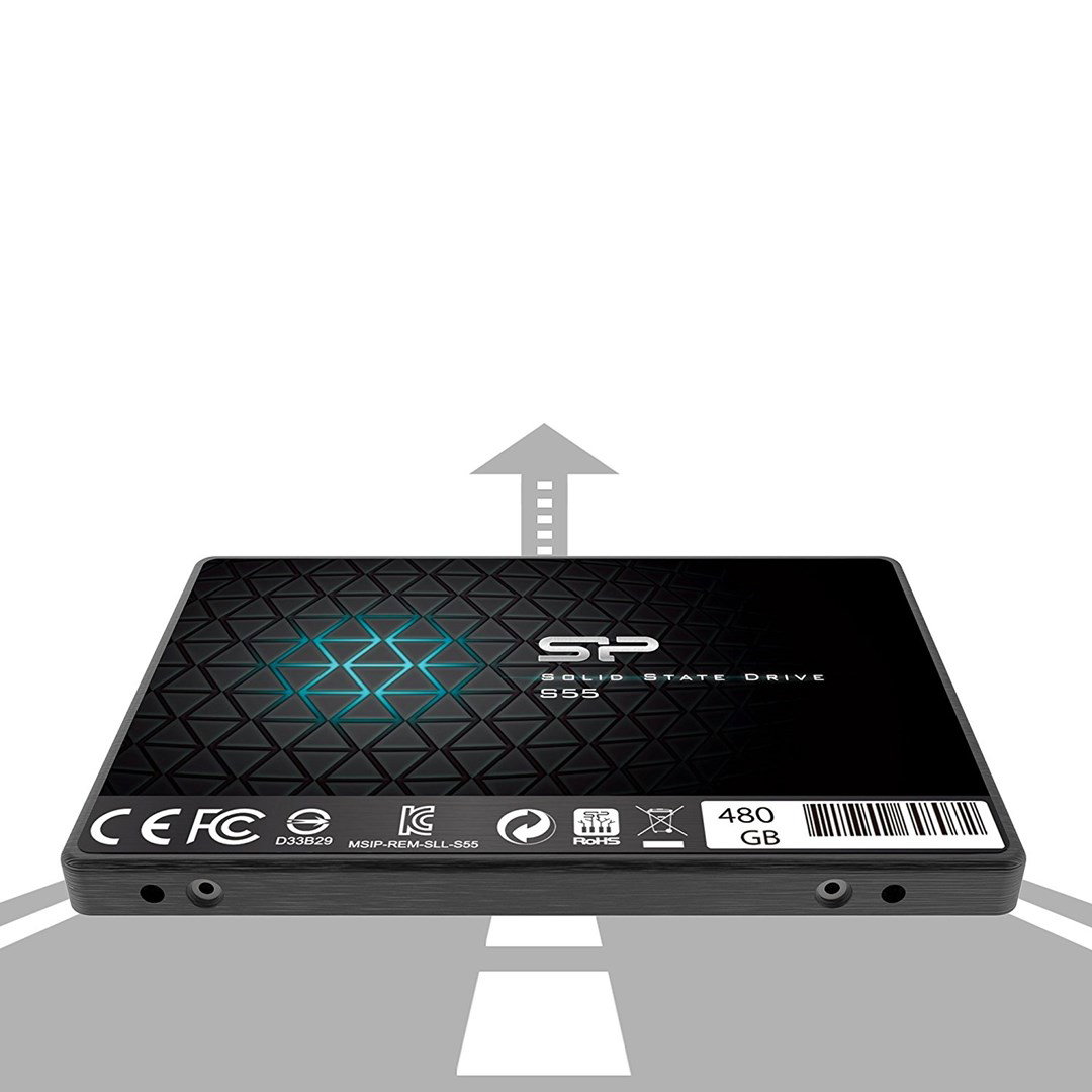 Silicon Power Slim S55 2.5 480 GB Serial ATA III TLC