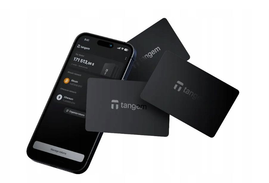 Tangem Wallet cryptocurrency wallet - 2 cards