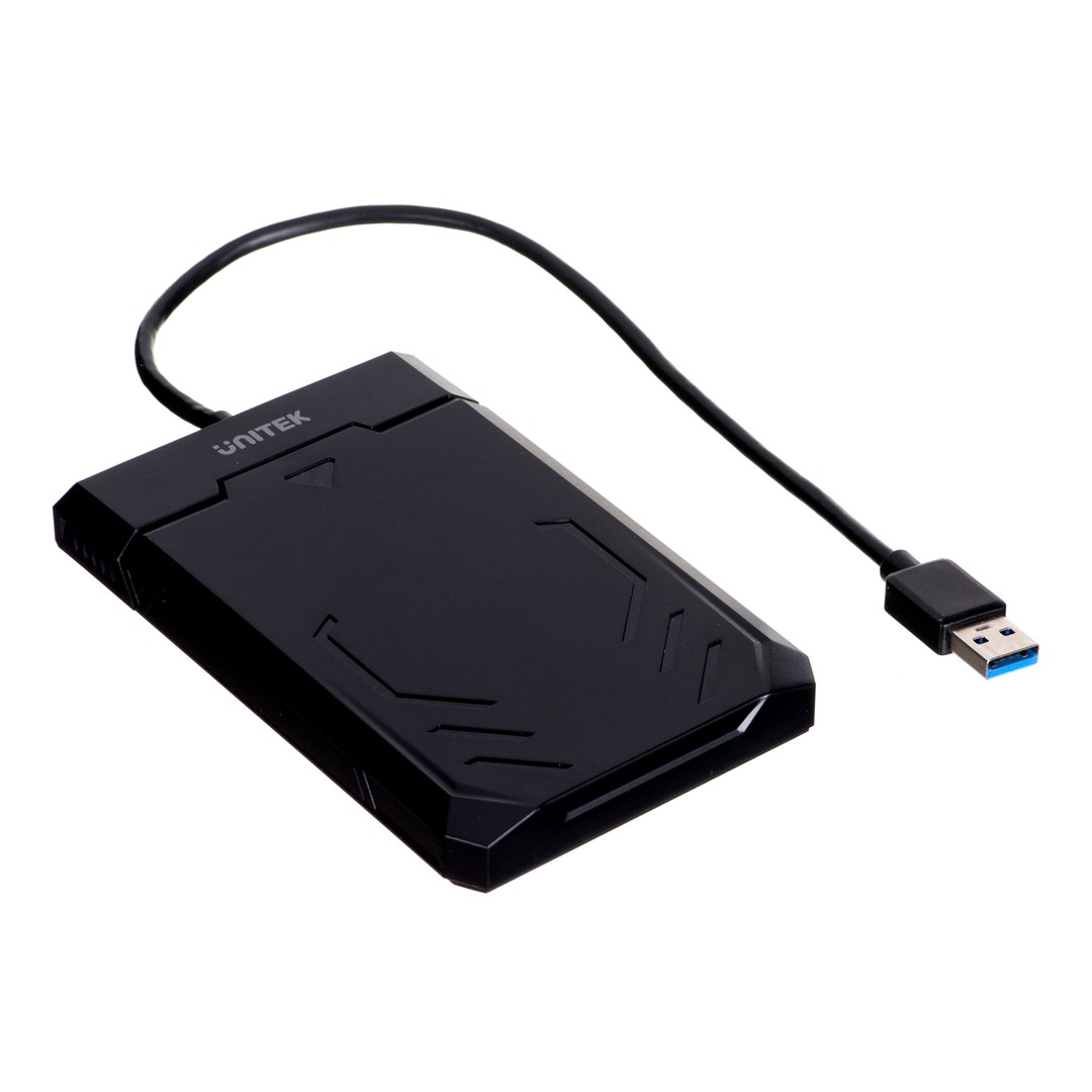 UNITEK Y-3036 storage drive enclosure 2.5 HDD/SSD enclosure Black
