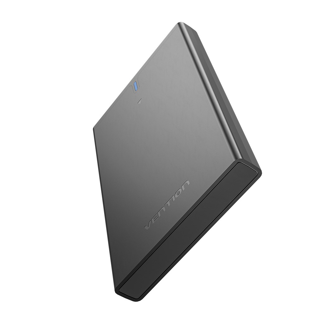 Vention 2.5 Inch SATA Hard Drive Enclosure (USB 3.0 Micro-B) Black