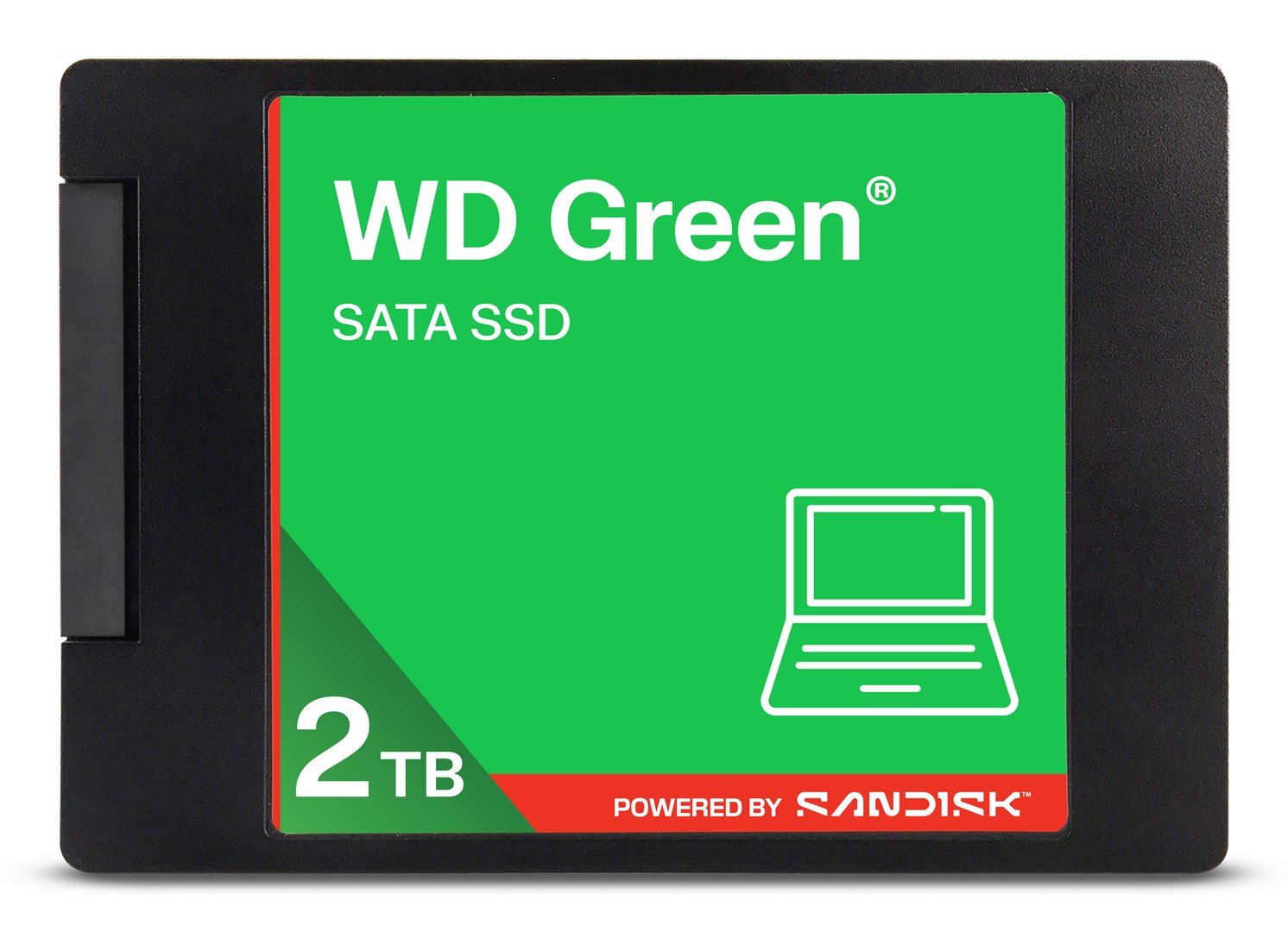 Western Digital Green WD SATA SSD 2,5/7 mm POWERED BY SANDISK 2 TB