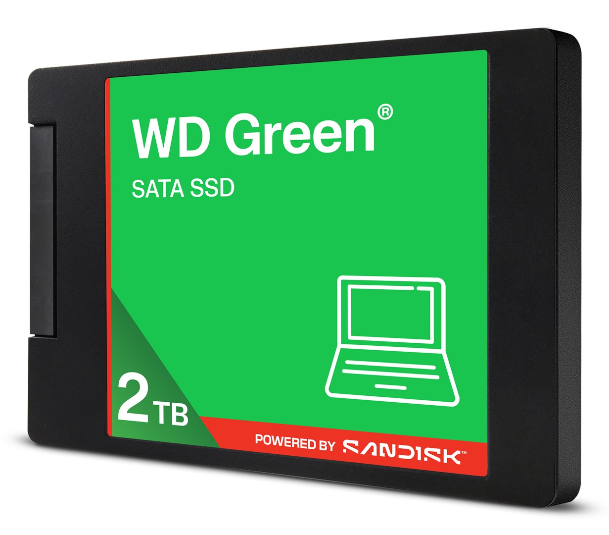 Western Digital Green WD SATA SSD 2,5/7 mm POWERED BY SANDISK 2 TB