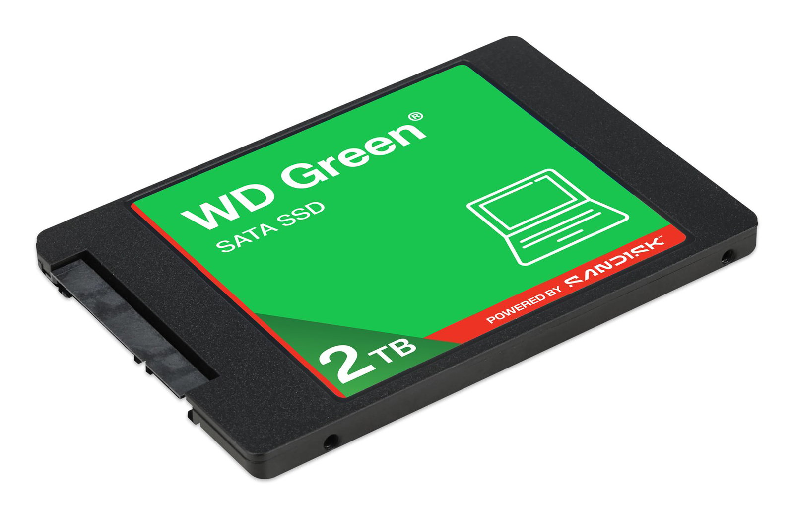 Western Digital Green WD SATA SSD 2,5/7 mm POWERED BY SANDISK 2 TB