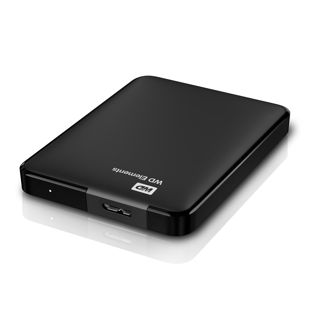 Western Digital Elements Portable external hard drive 2 TB 5400 RPM 2.5 Micro-USB B 3.2 Gen 2 (3.1 Gen 2) Black