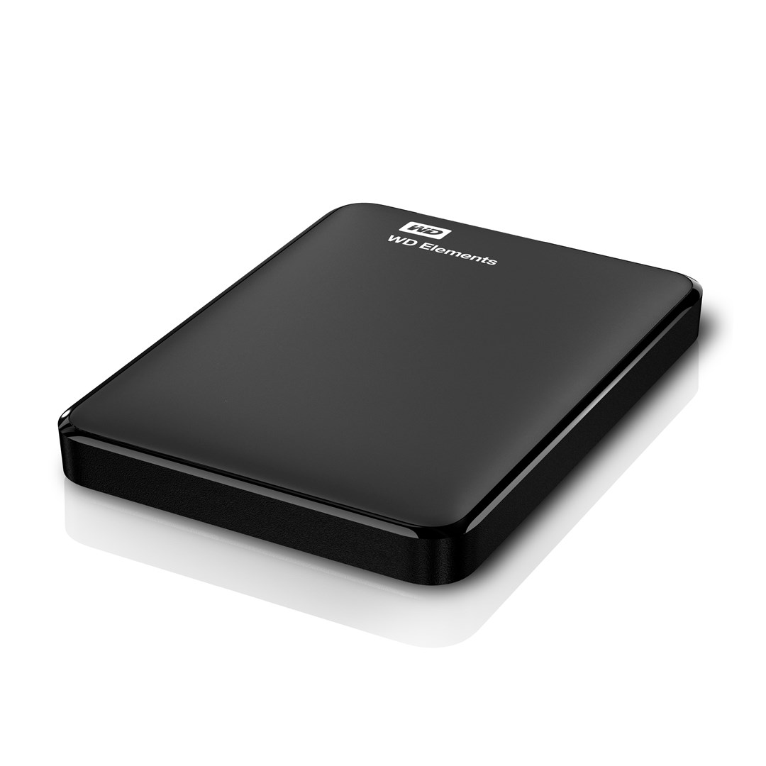 Western Digital Elements Portable external hard drive 2 TB 5400 RPM 2.5 Micro-USB B 3.2 Gen 2 (3.1 Gen 2) Black