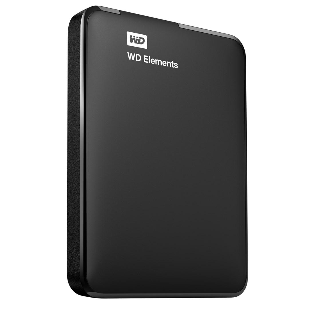 Western Digital Elements Portable external hard drive 2 TB 5400 RPM 2.5 Micro-USB B 3.2 Gen 2 (3.1 Gen 2) Black