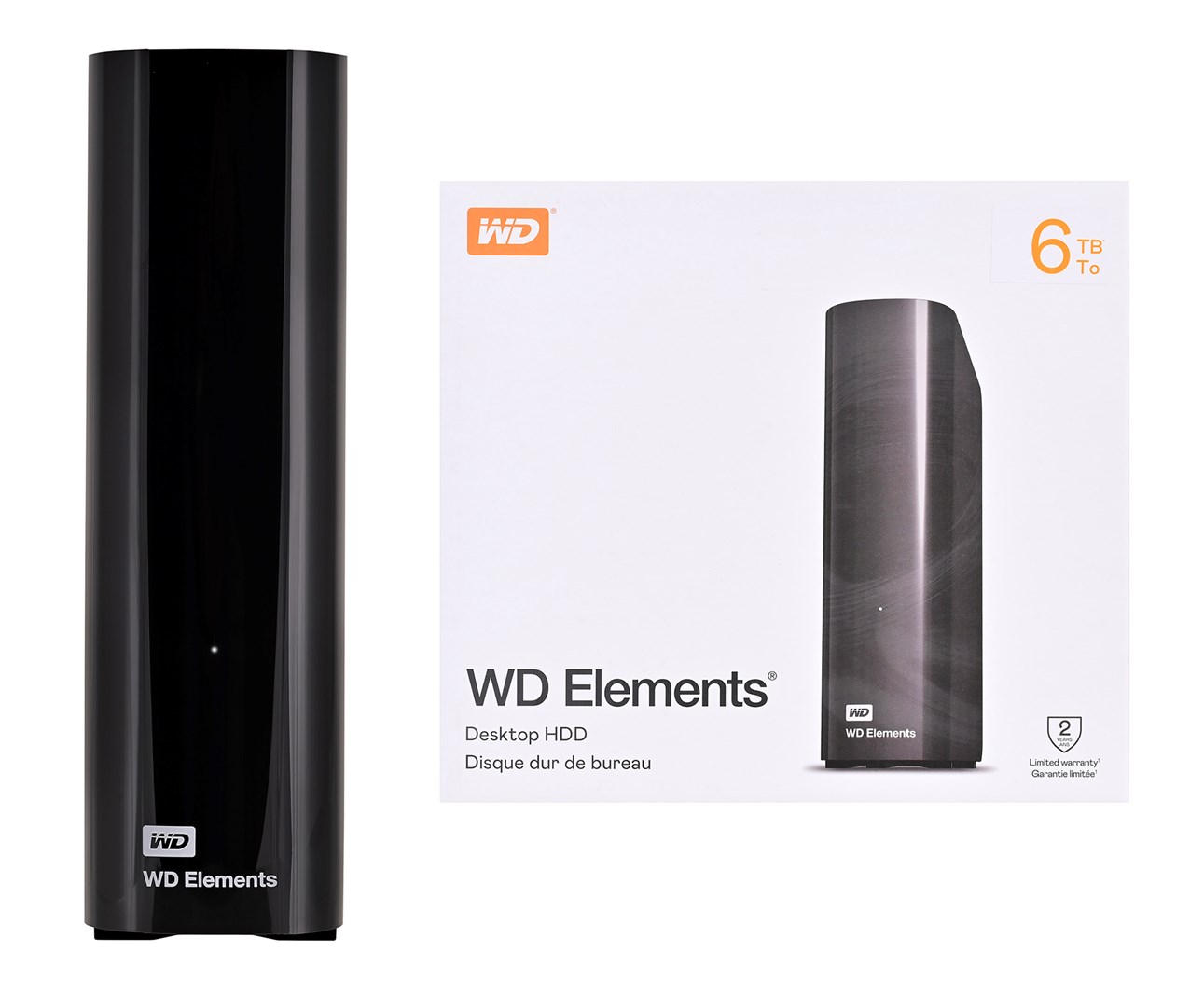 Western Digital Elements WDBWLG0060HBK-EESN external hard drive 6 TB Micro-USB B 3.2 Gen 1 (3.1 Gen 1) Black
