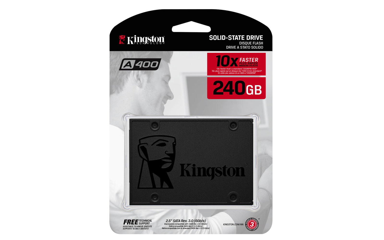 Kingston Technology A400 240 GB 2.5 Serial ATA III TLC