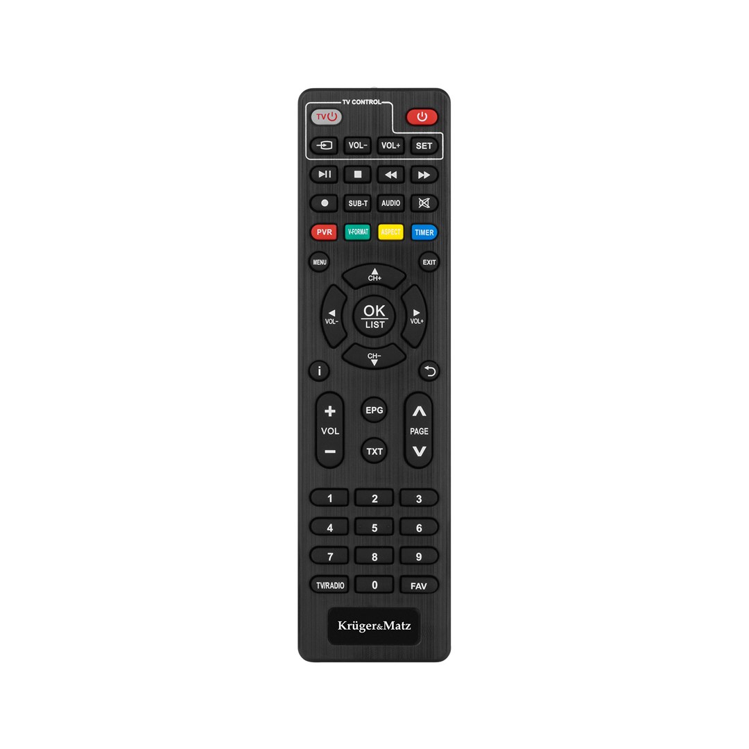 Kruger&Matz DVB-T2 H.265 HEVC Tuner KM0550D