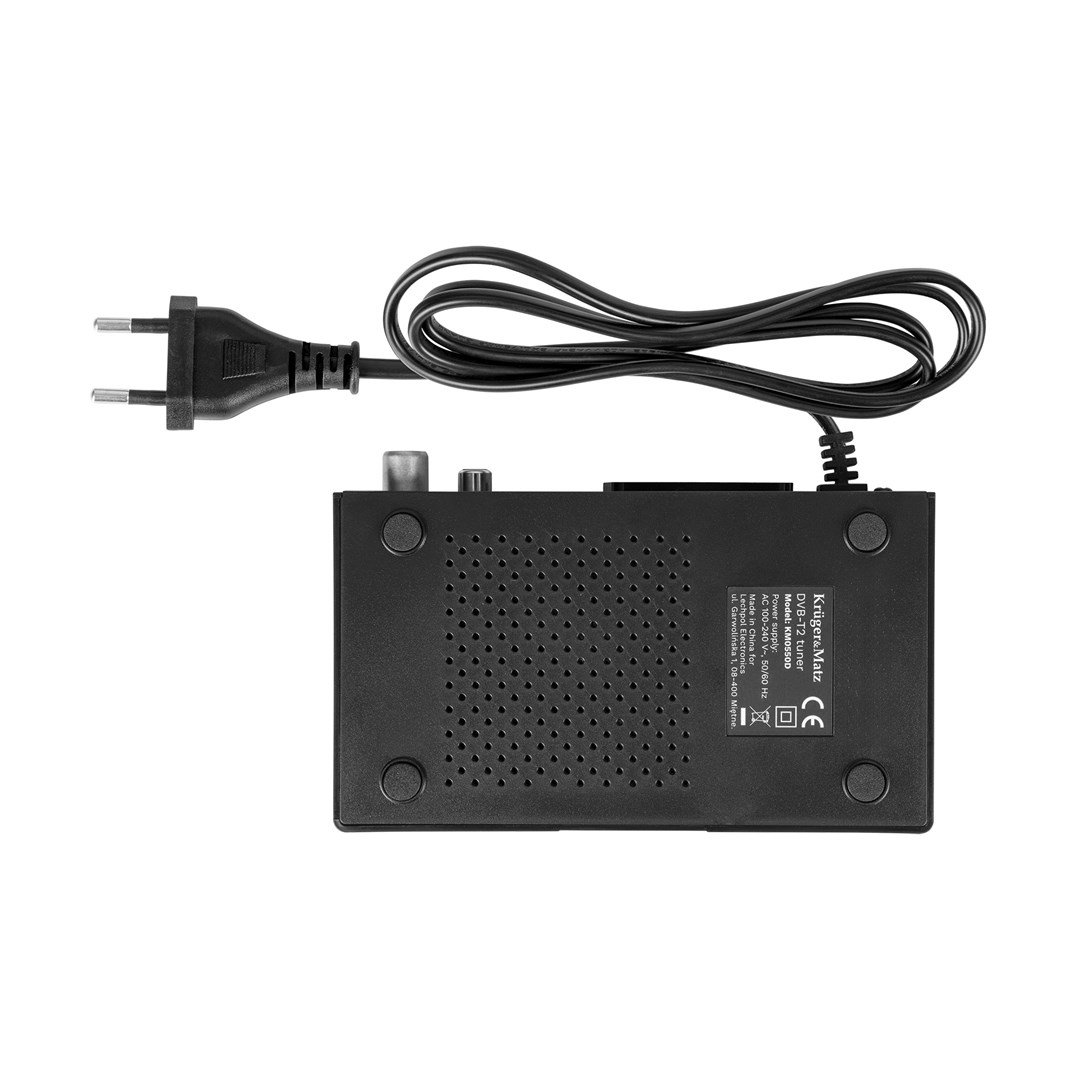 Kruger&Matz DVB-T2 H.265 HEVC Tuner KM0550D