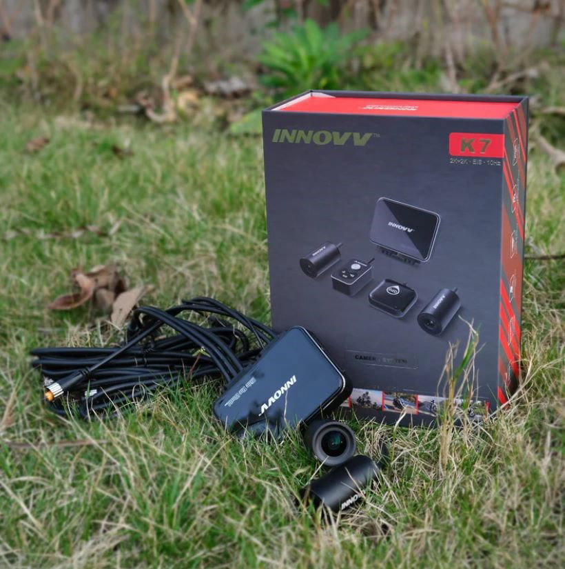 INNOVV K7 - motorcycle video recorder 2 cameras front and rear with night mode
