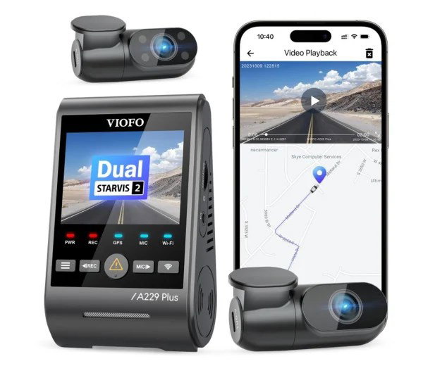 VIOFO A229 PLUS 3CH-G GPS video recorder